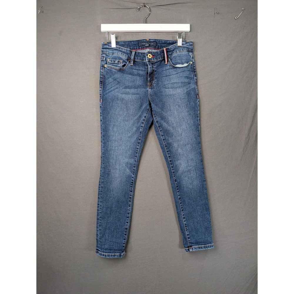 Tommy Hilfiger Womens Madison Skinny Jeans Blue Denim 4P TJUFOW094